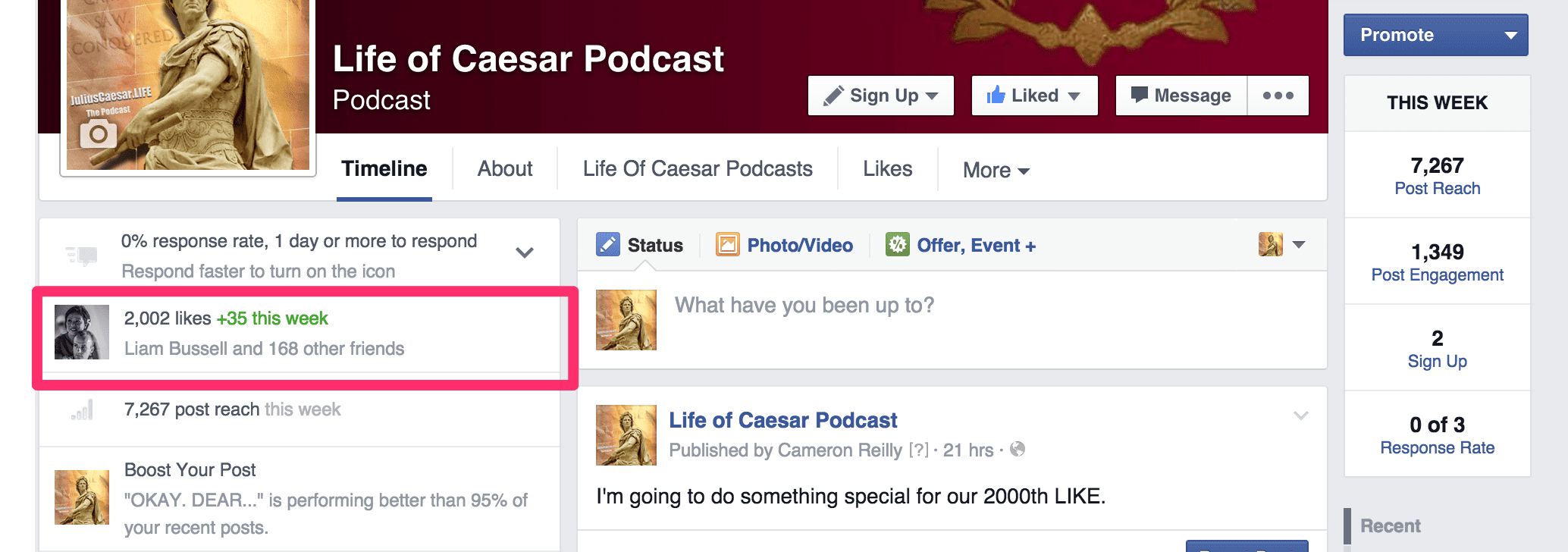 Julius Caesar - 2000 Likes Special Edition