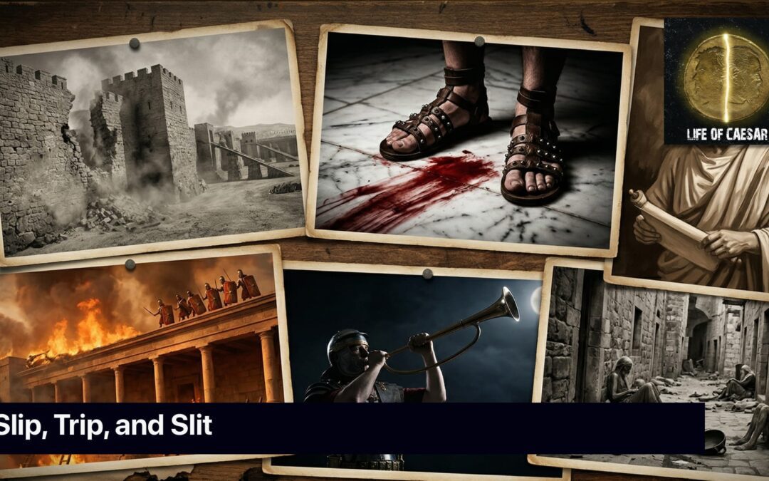 Slip, Trip, and Slit – Vespasian #16